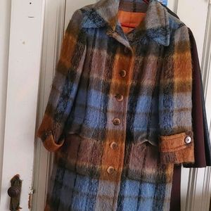 Vintage mohair tailored coat
